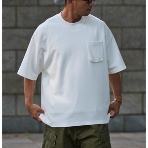 Back logo pocket tee 0933