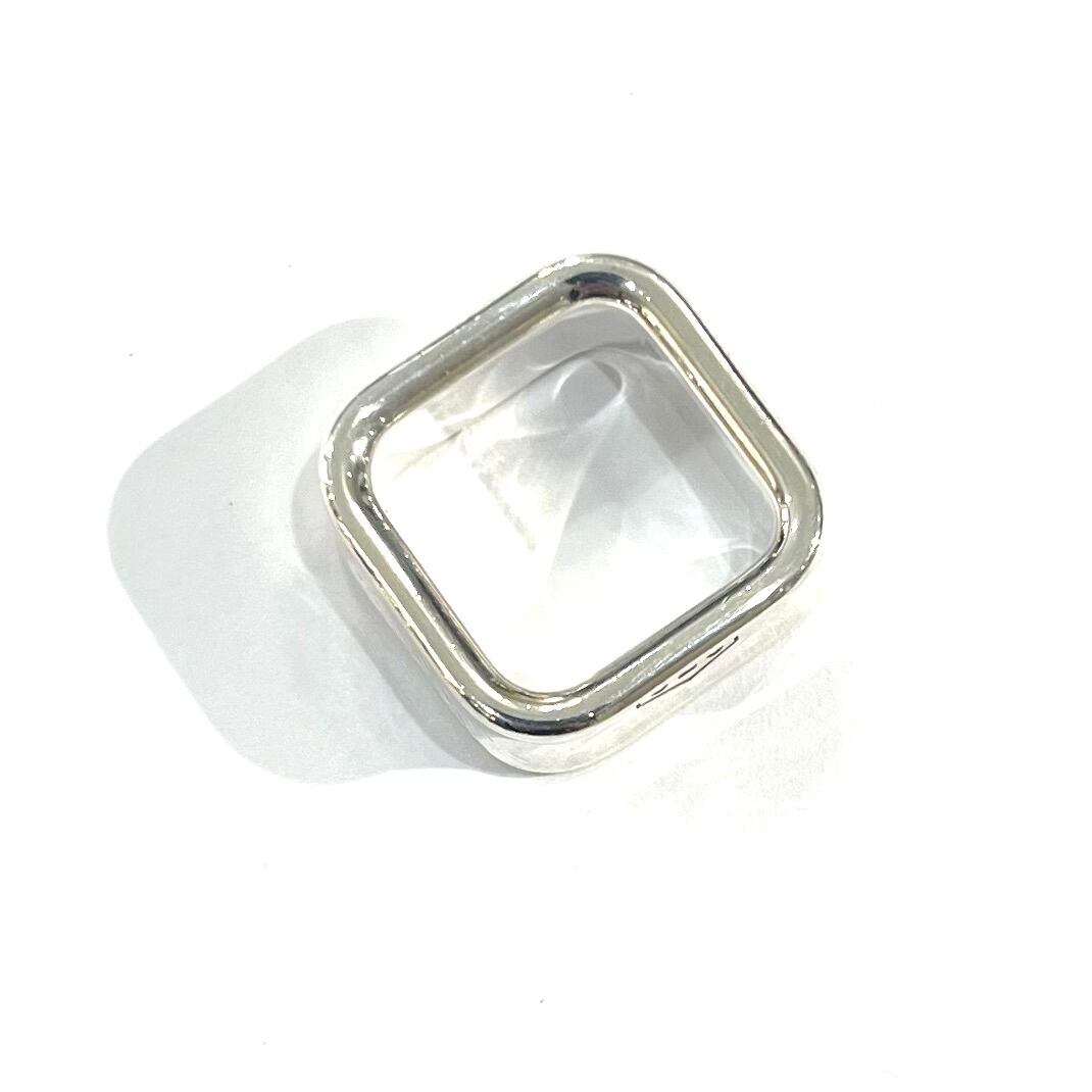 TIFFANY&CO.】【9-10号】2695 T&CO 1837 スクエアリング／シルバー925
