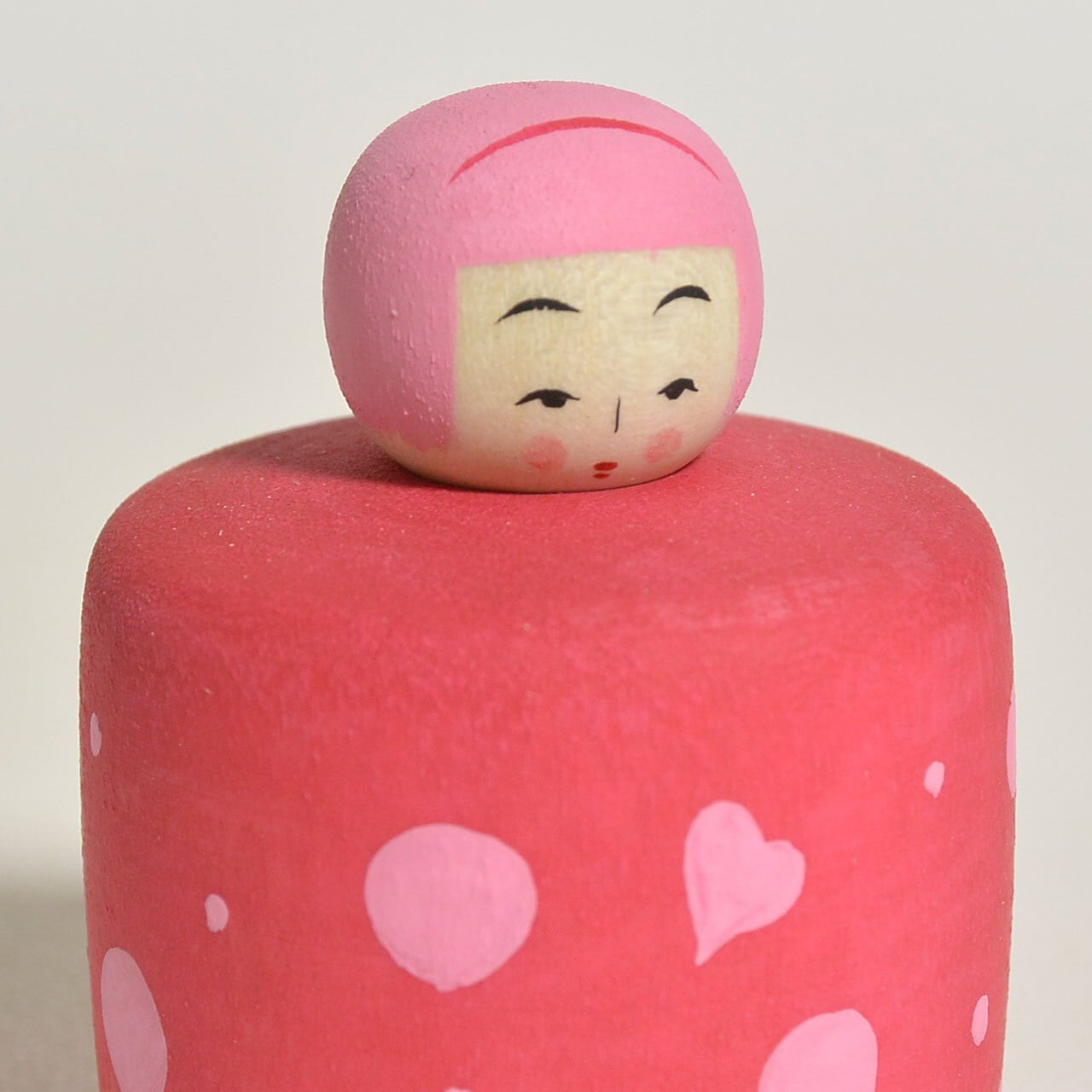 ドットちゃんえじここけし 約1.5寸 約4.5cm 鈴木明 工人（作並系