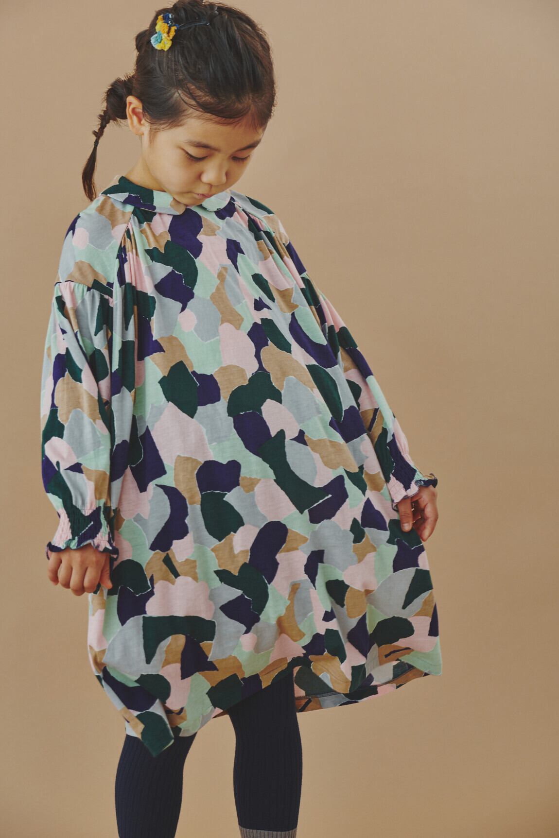 ミナペルホネン キッズ foliage ワンピース ミナペルホネン キッズ foliage ワンピース mina perhonen(ミナ