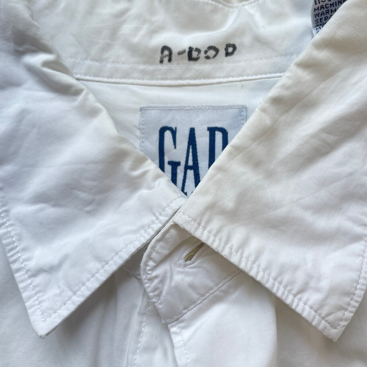 90年代 OLD GAP オールドギャップ 無地 長袖シャツ メンズL 古着 90s
