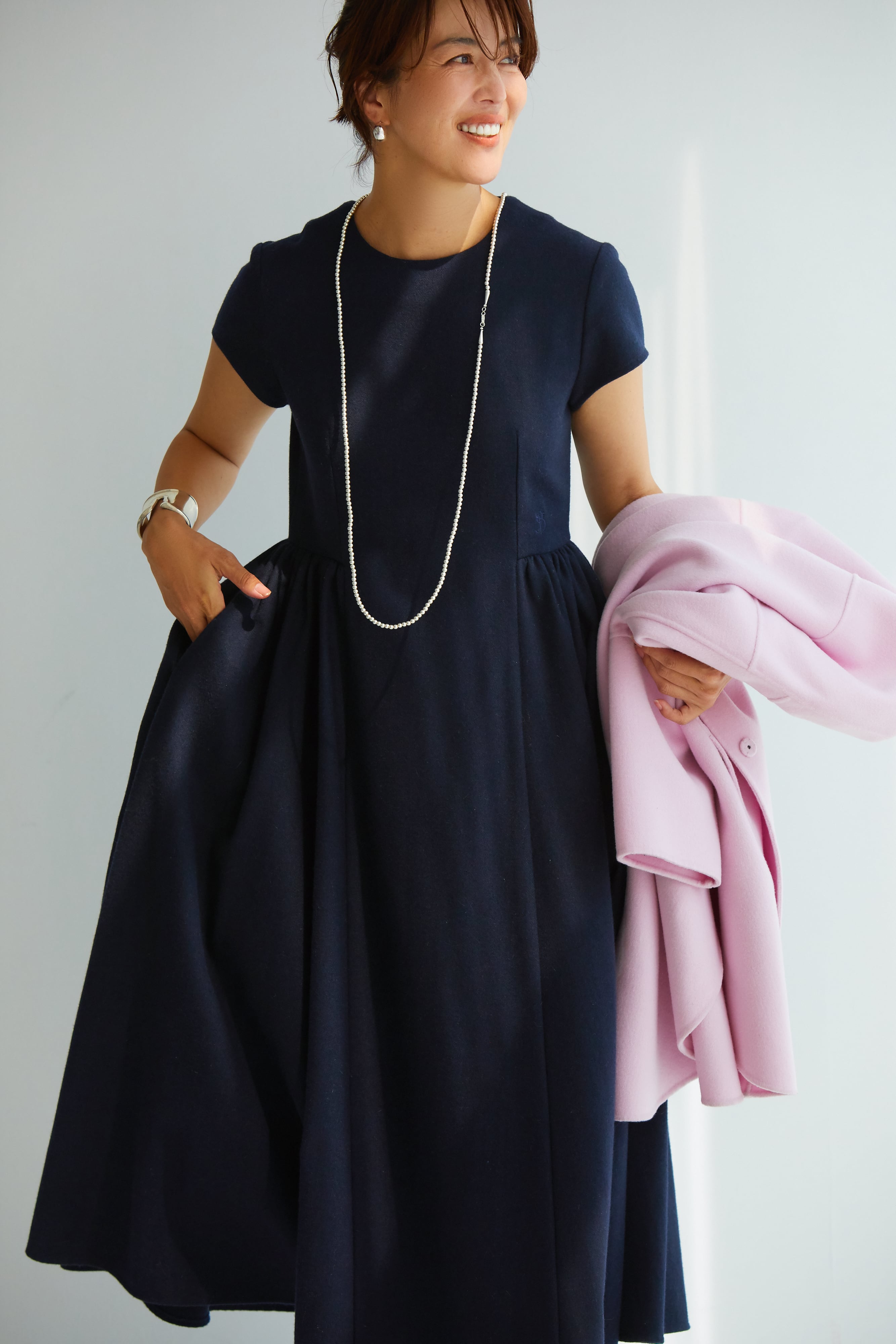 EVERYDAY DRESS mature ブラック Sサイズ the9shop ワンピース&ドレス | THE9SHOP