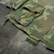 60's~ usarmy jungle fatigue jacket 4th boro