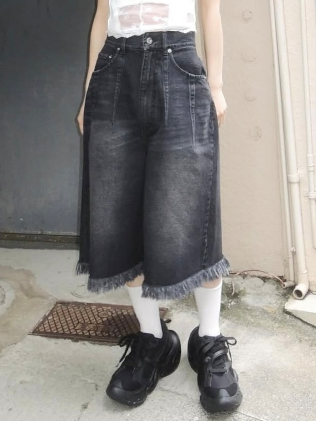 【25SS】PRANK PROJECT プランクプロジェクト / Lace-Up Back Shorts / ハーフパンツ - 2