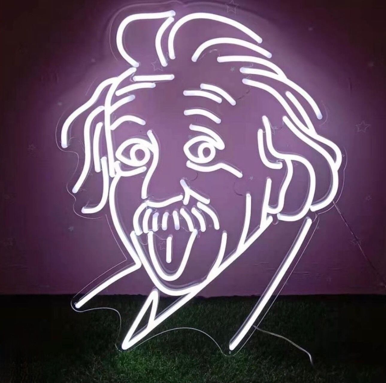 LEDネオン 天使と悪魔のハート | LEDネオン看板のオーダーメイド