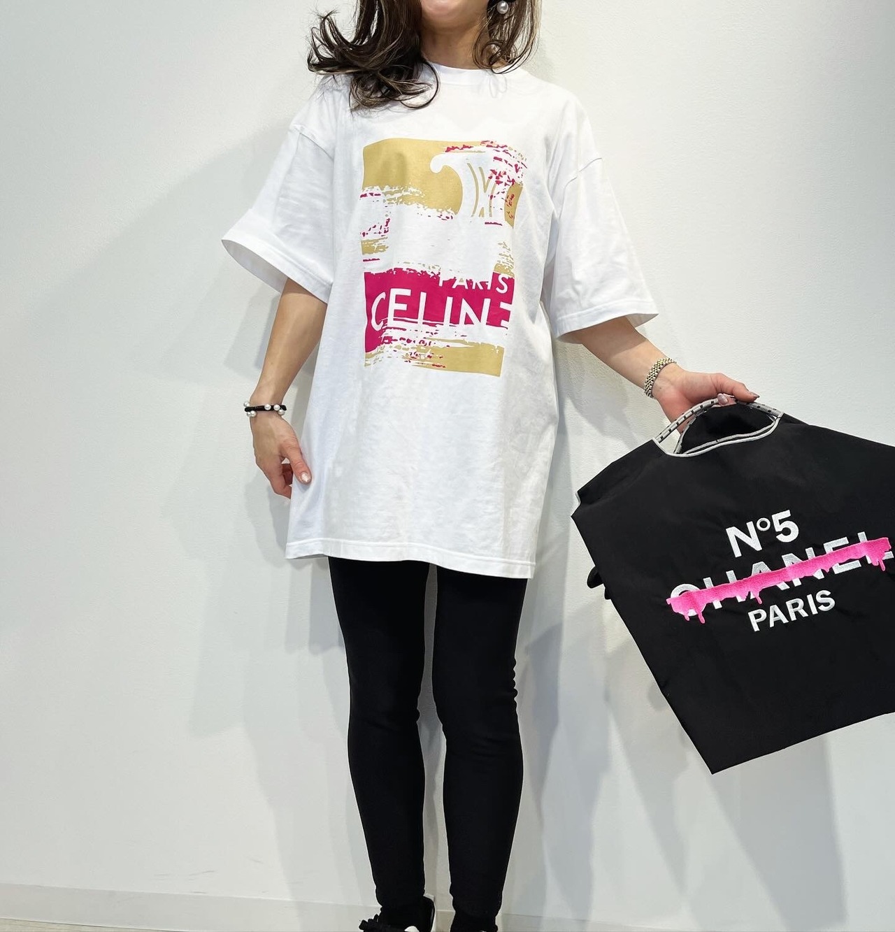 ミカーレミカーレ MICALLEMICALLE  CE Paint T