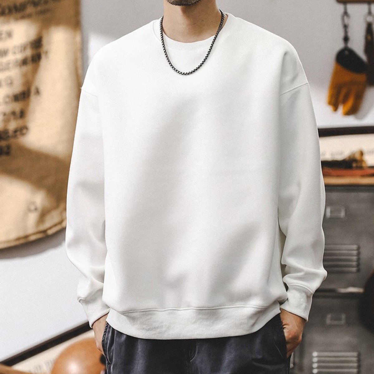 Retro Sweat Performance Drop shoulder retro sweat ( 3color ) | Sens