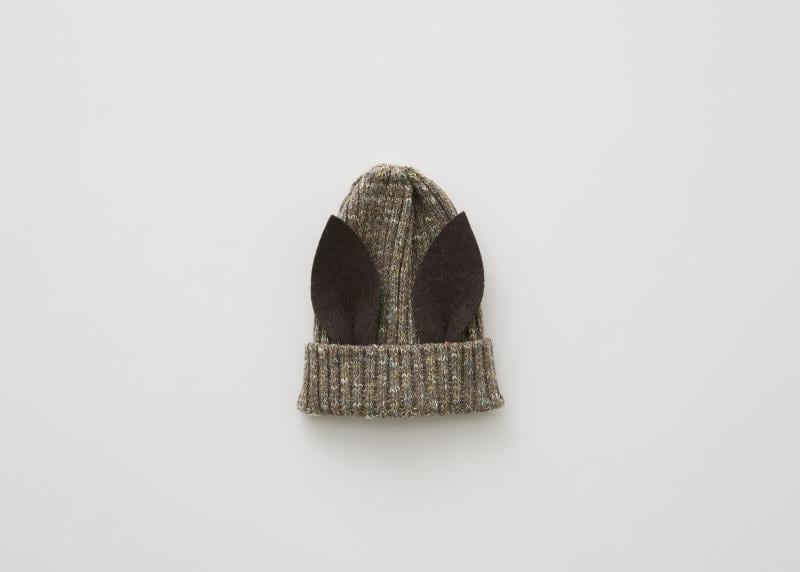 【 eLfin Folk 26AW 】 Nep Yarn Beast Beanie by CA4LA / brown
