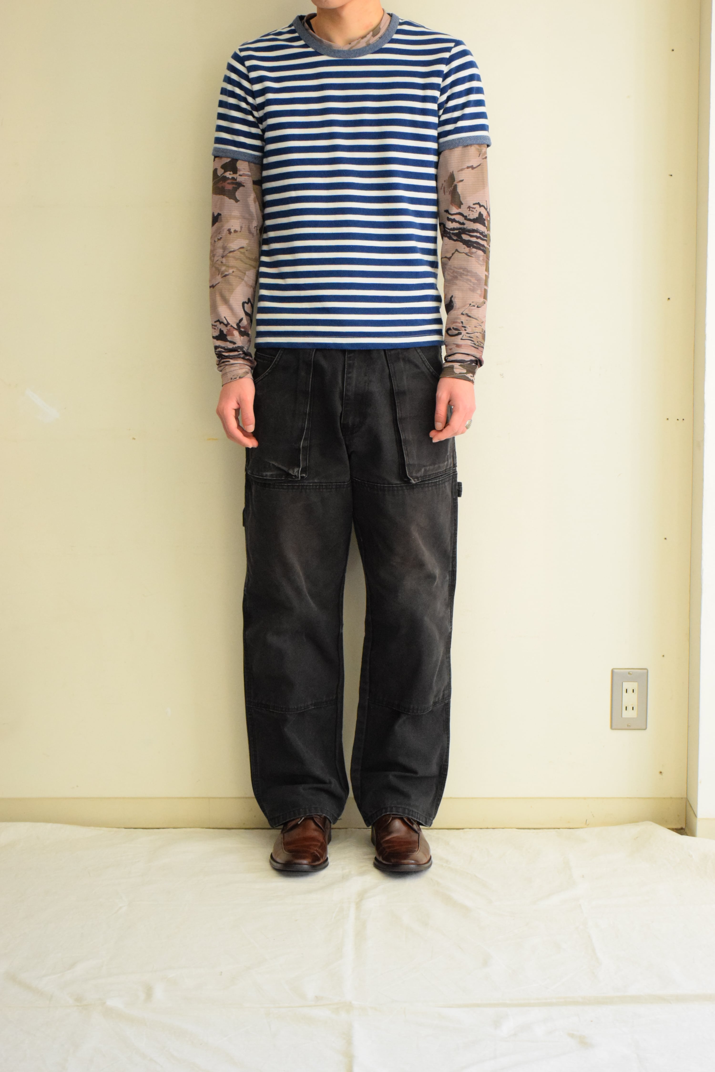 Dickes ダブルニーダックパンツ メンズW32L30 ディッキーズ ブラック