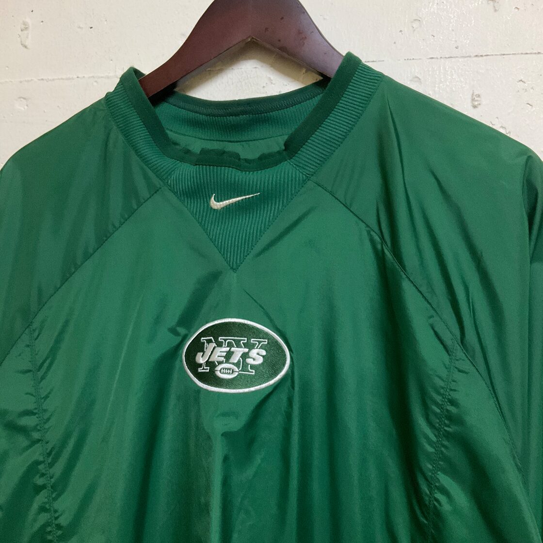 ナイキ NIKE NFL NY JETS ニューヨークジェッツ プルオーバー ナイロン 