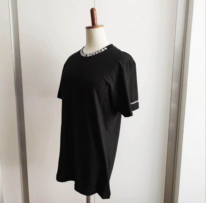 CHROME HEARTS クロムハーツ ネックロゴ ショートスリーブ ポケット T