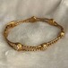 SWAROVSKI ゴールド カラー　 ブレスレット　#43