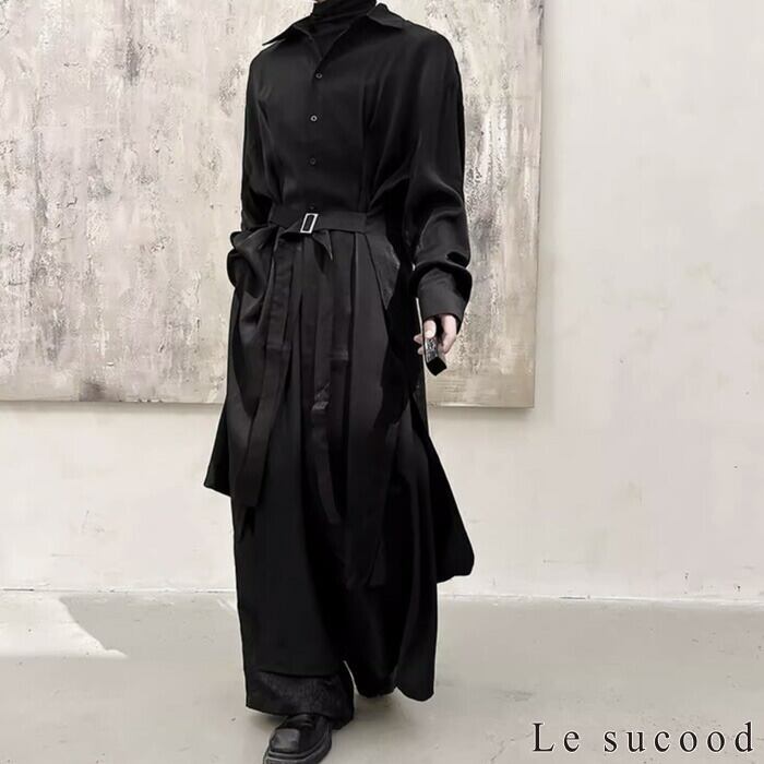 お支払い確認後20日以内発送】Le sucood ベルト付き シャツコート
