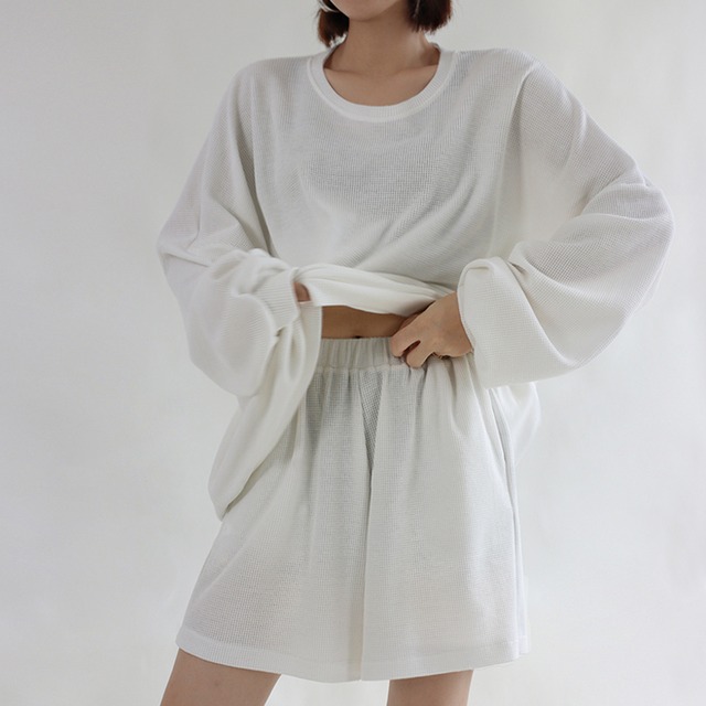 waffle tops & pants setup 10434