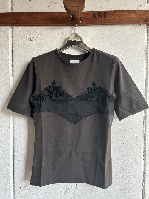 DECO  hemp jersey heart cut t-shirts