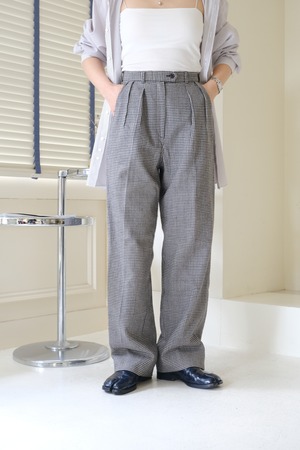 used check wool pants