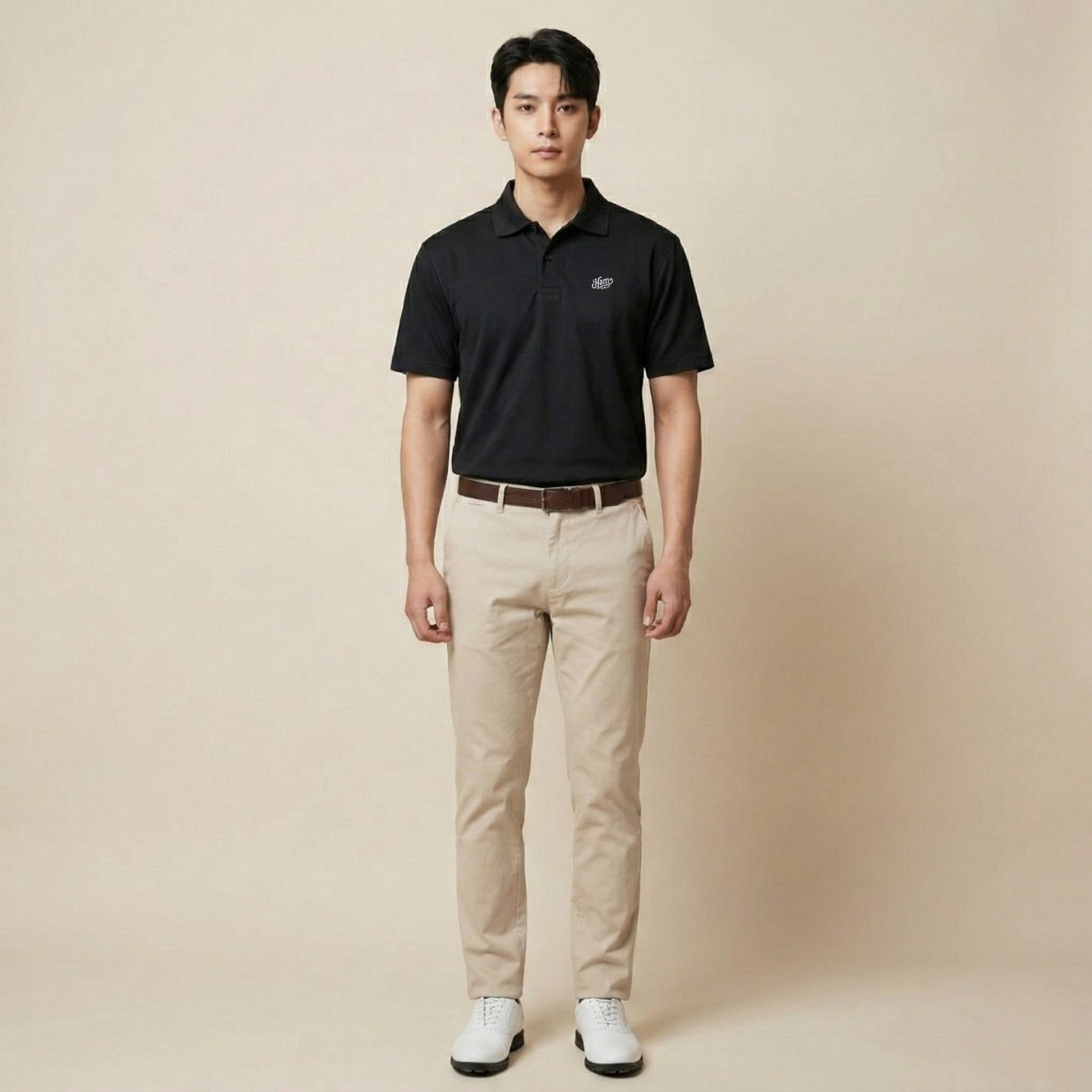 GOLF NERD POLO/BK