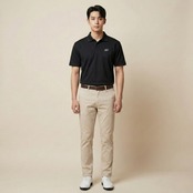 GOLF NERD POLO/BK
