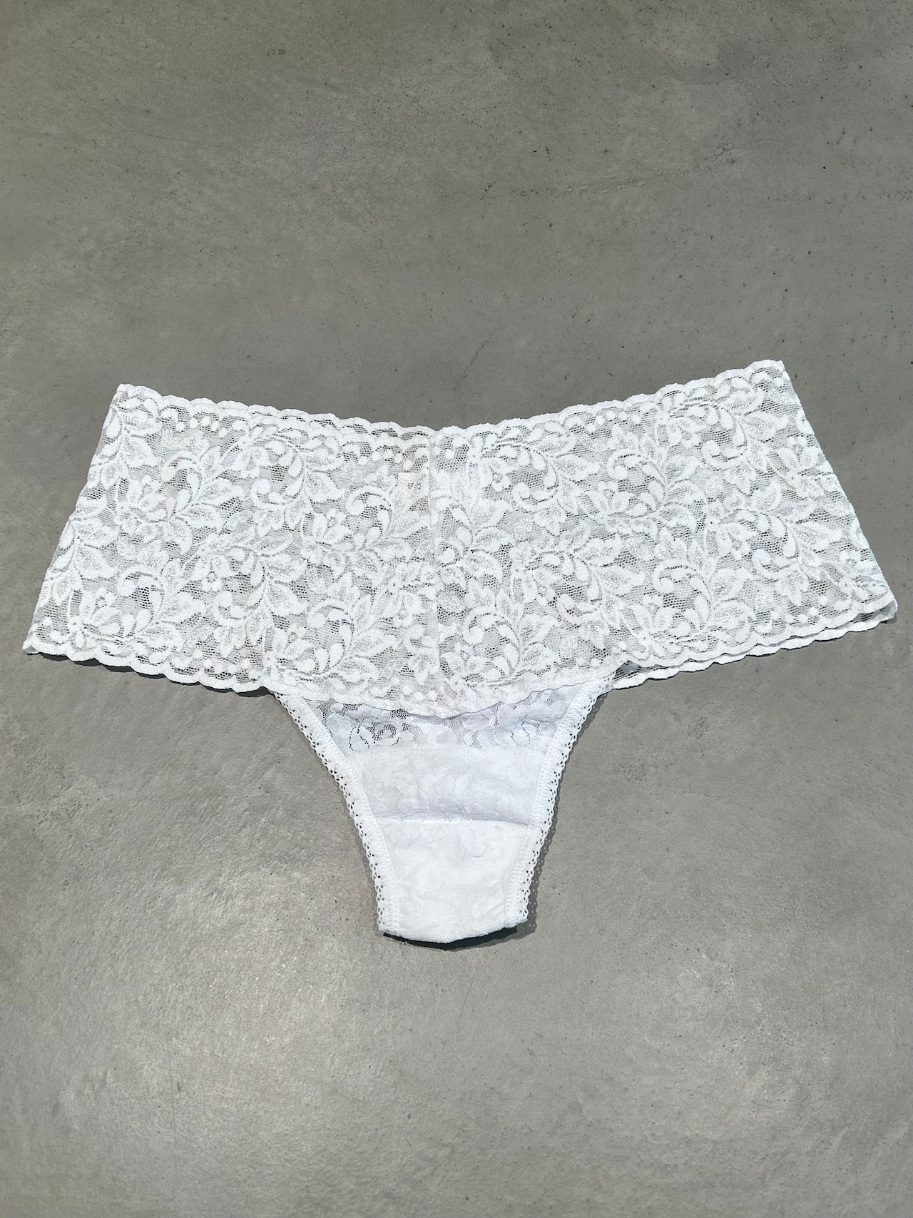 HANKY PANKY ハンキーパンキー / レトロ レース ショーツ (ホワイト) - 2