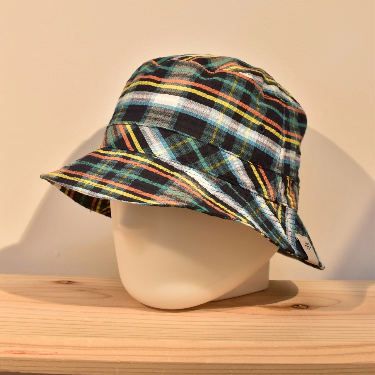 【gifthatオリジナル】 Gift hat check s/s bucket hat 全3種