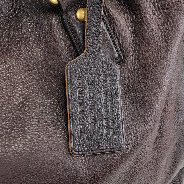 PRADA プラダ ハンドバッグ ブラウン ロゴ レザー 2wayトートバッグ vintage ヴィンテージ オールド ujn2cg