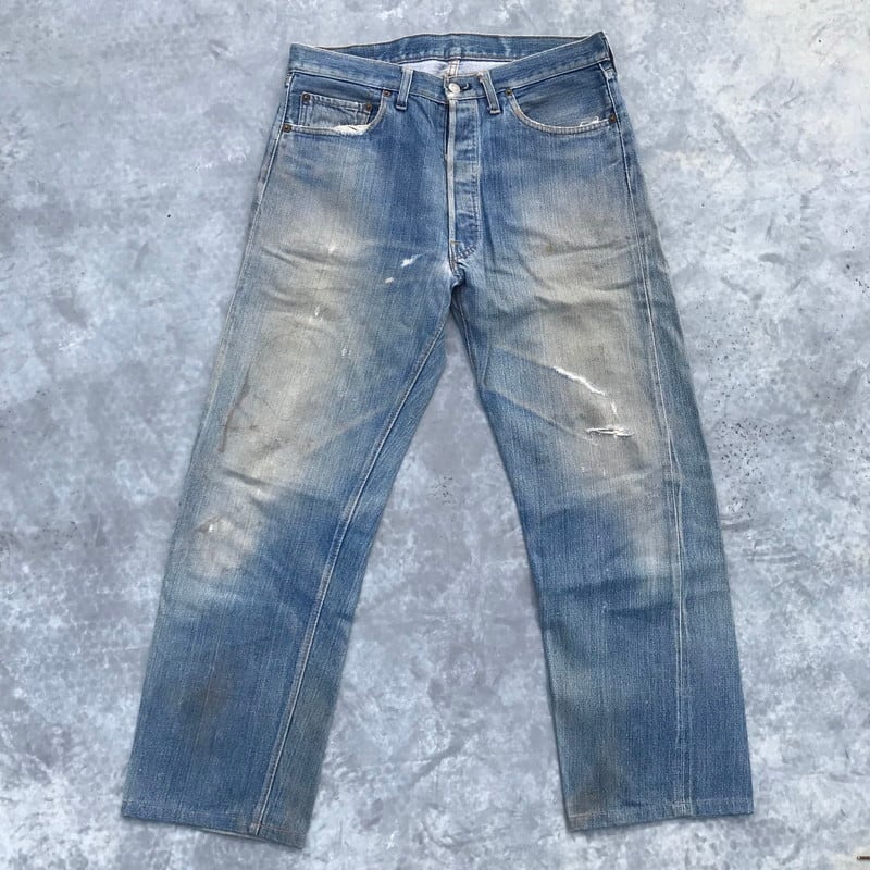 70's Levi's リーバイス 501 66前期 スモールe 刻印6 縮率8％ 縦落ち 