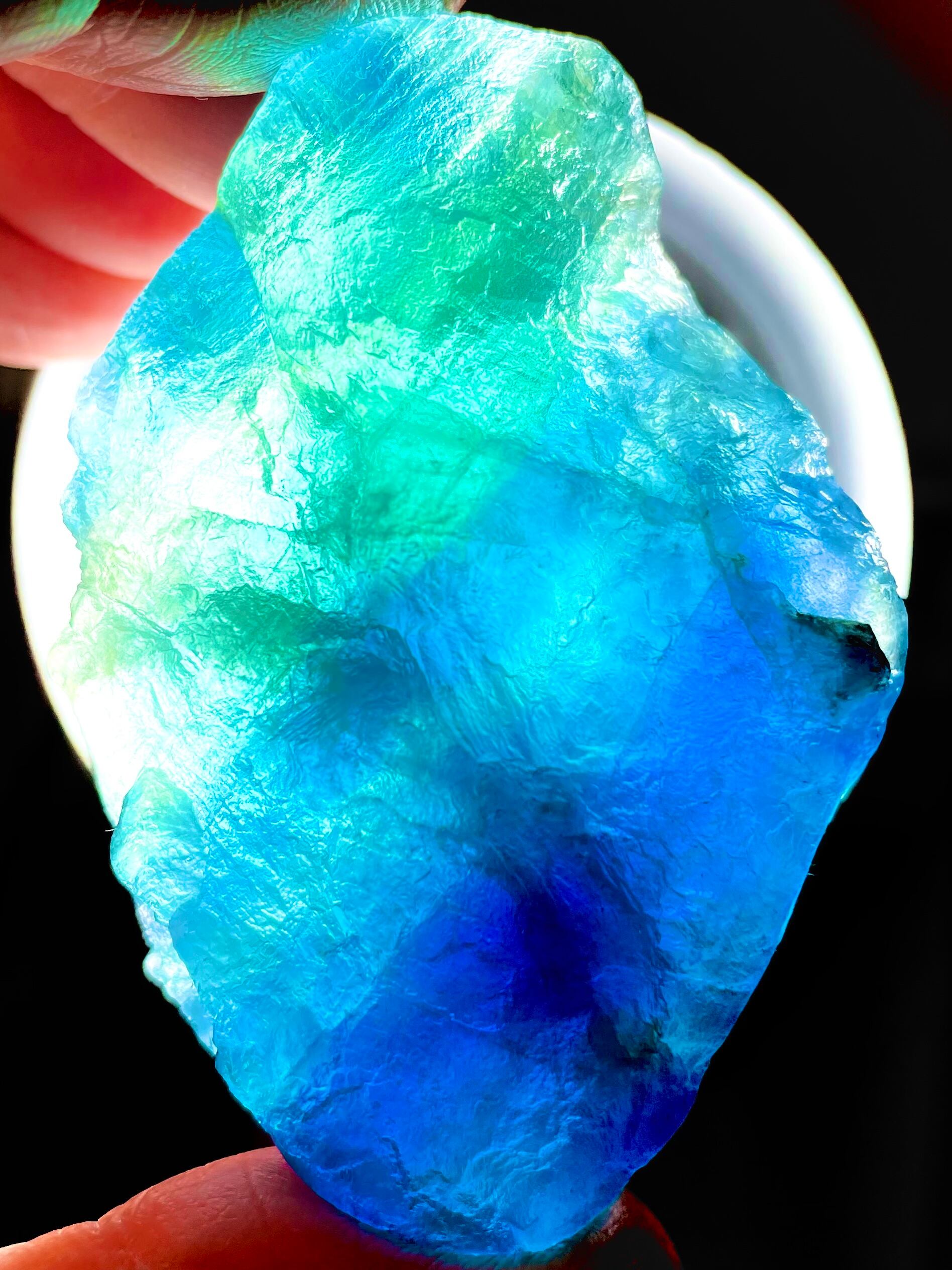 9) スーパー・フローライト原石