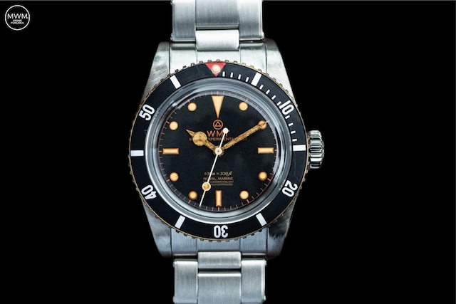 WMT WATCHES Sea Diver – All Aged With Brass Bezel / Black Dial Edition