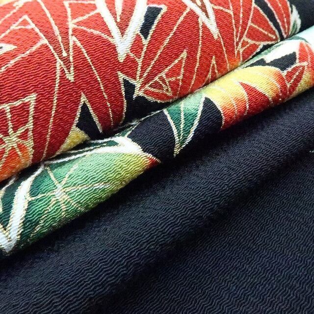 新品 未仕立て 久呂田明功 落款 東京友禅 大紅葉“いつまでも 新品 未仕立て 久呂田明功 落款 東京友禅 大紅葉“いつまでも