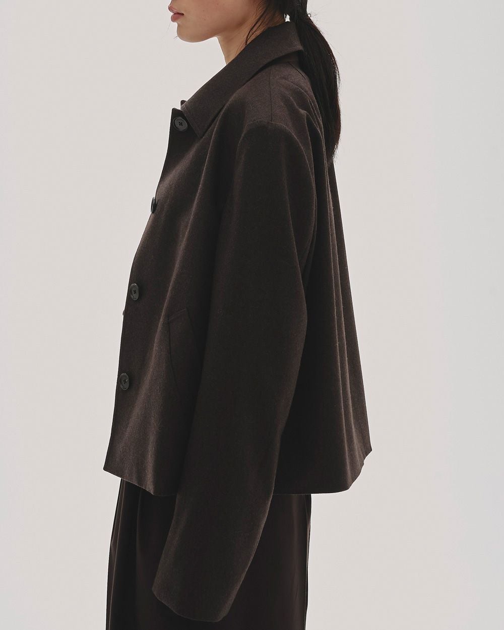 TODAYFUL トゥデイフル Wool Soutiencollar Jacket BLK 1252010