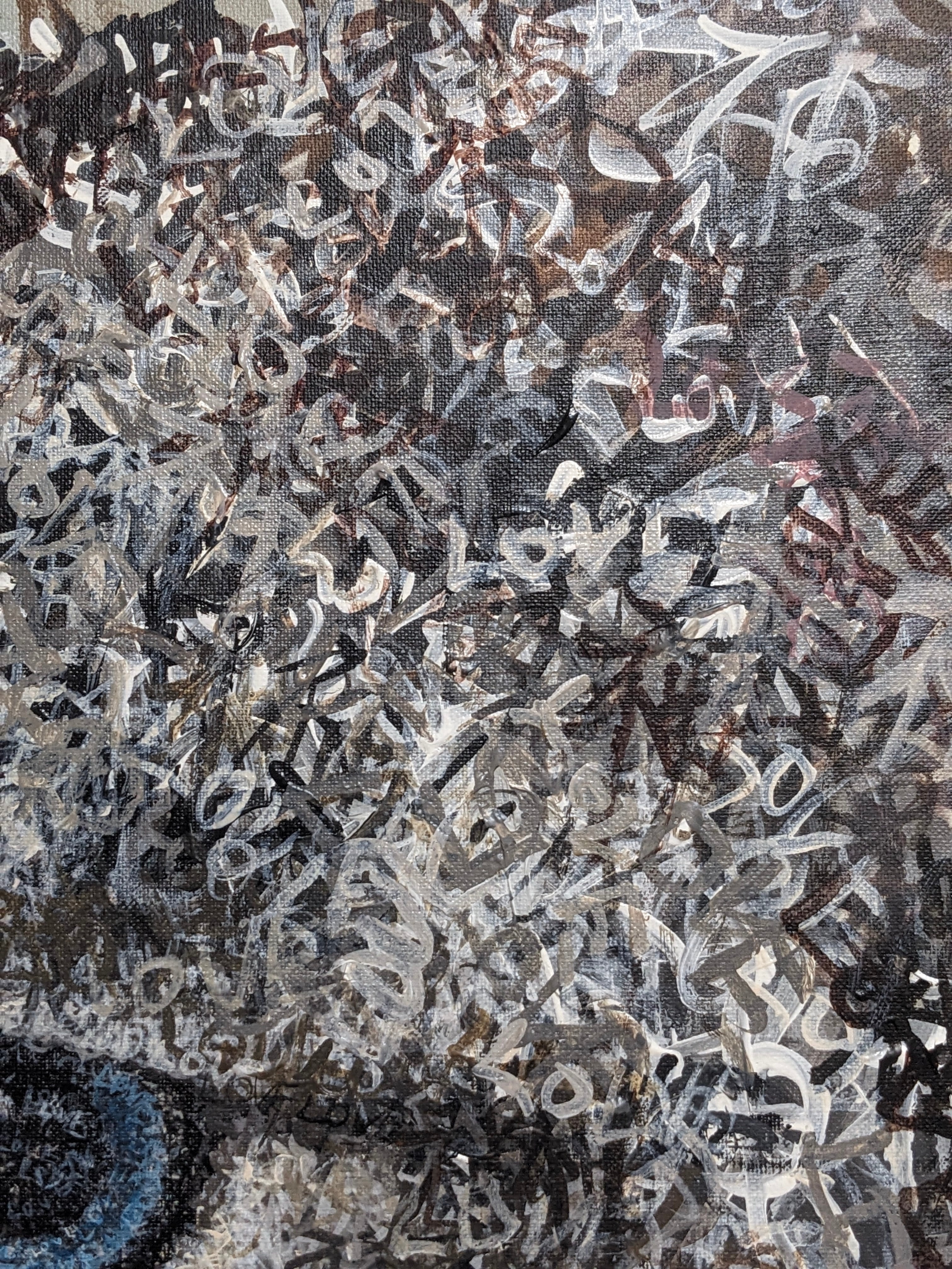 虚像」原画 | 商標登録済 指スマホ画家® 前田寧都 前田ネイト ネイト先生