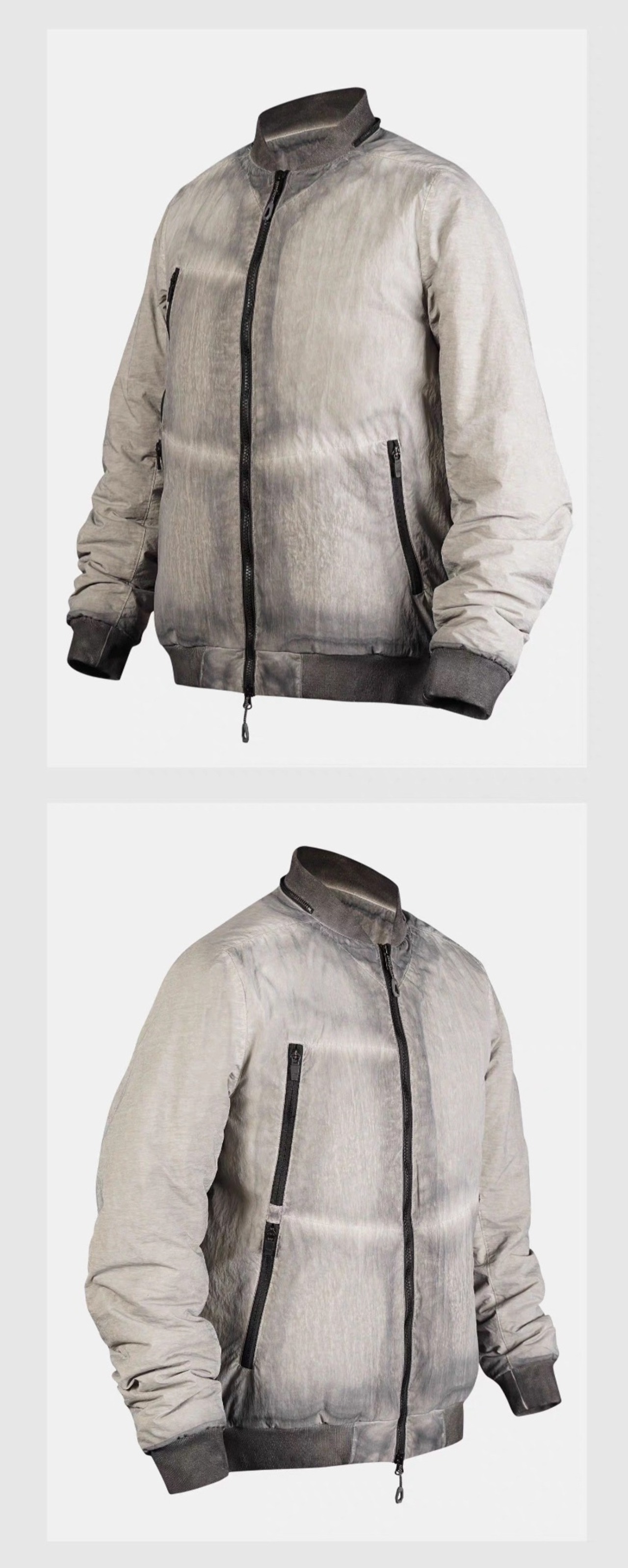 NOSUCISM 24AW 取り外し可能フリースビブ パデットMA-1 ジャケット