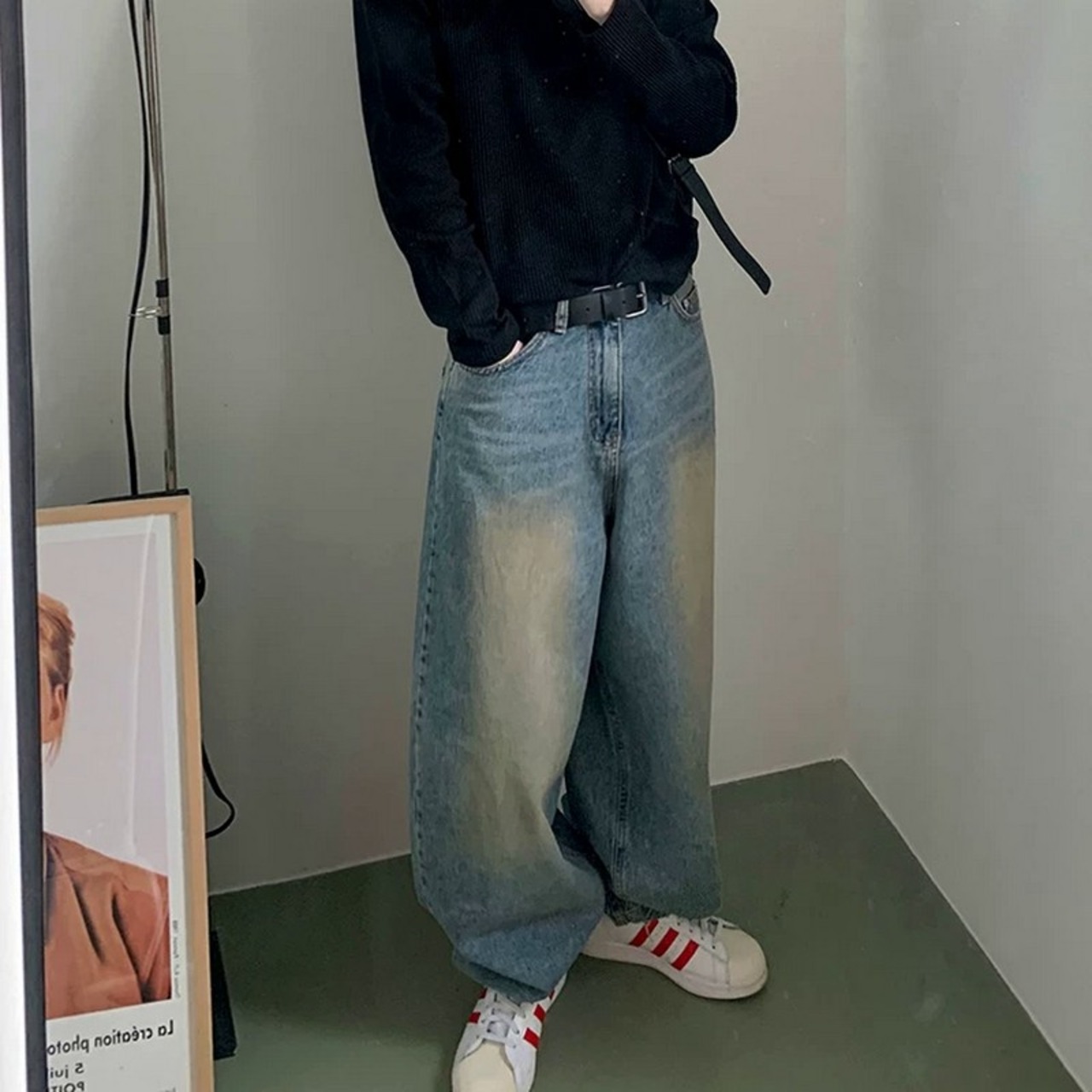 ダメージ加工ウォッシデニム　1293