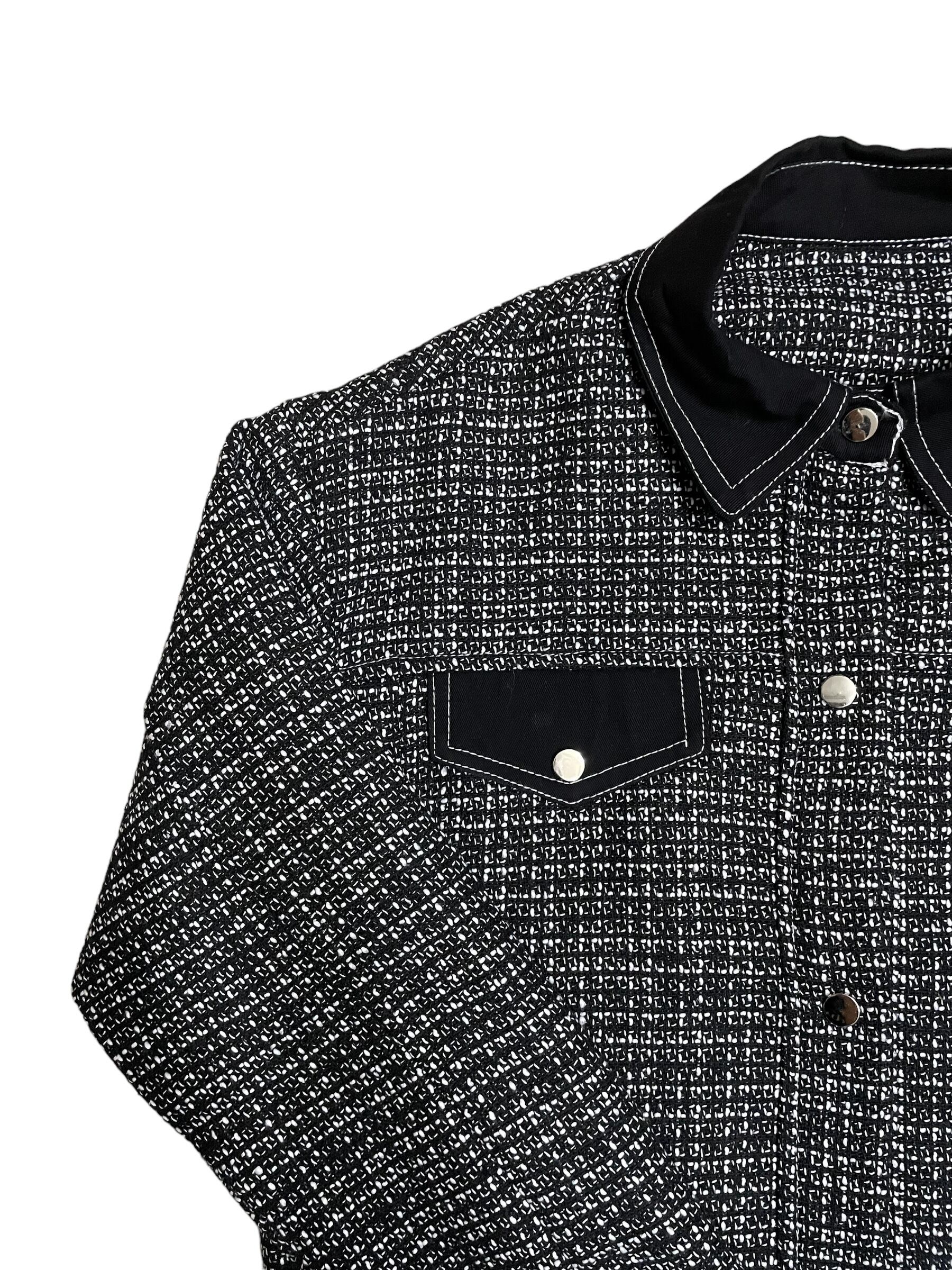 ALUDE SELECT】 black mode tweed jacket | 【ALUDE】韓国メンズ