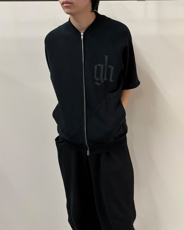 【GOMME HOMME】double zip sweat t-shirt