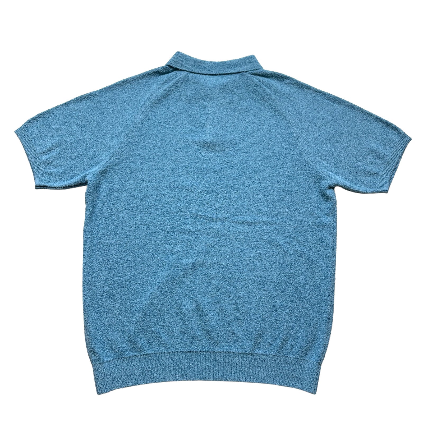 SUPER SOFT PILE KNIT POLO SHIRT -LIGHT BLUE- | 8G SHOOT WEBSTORE
