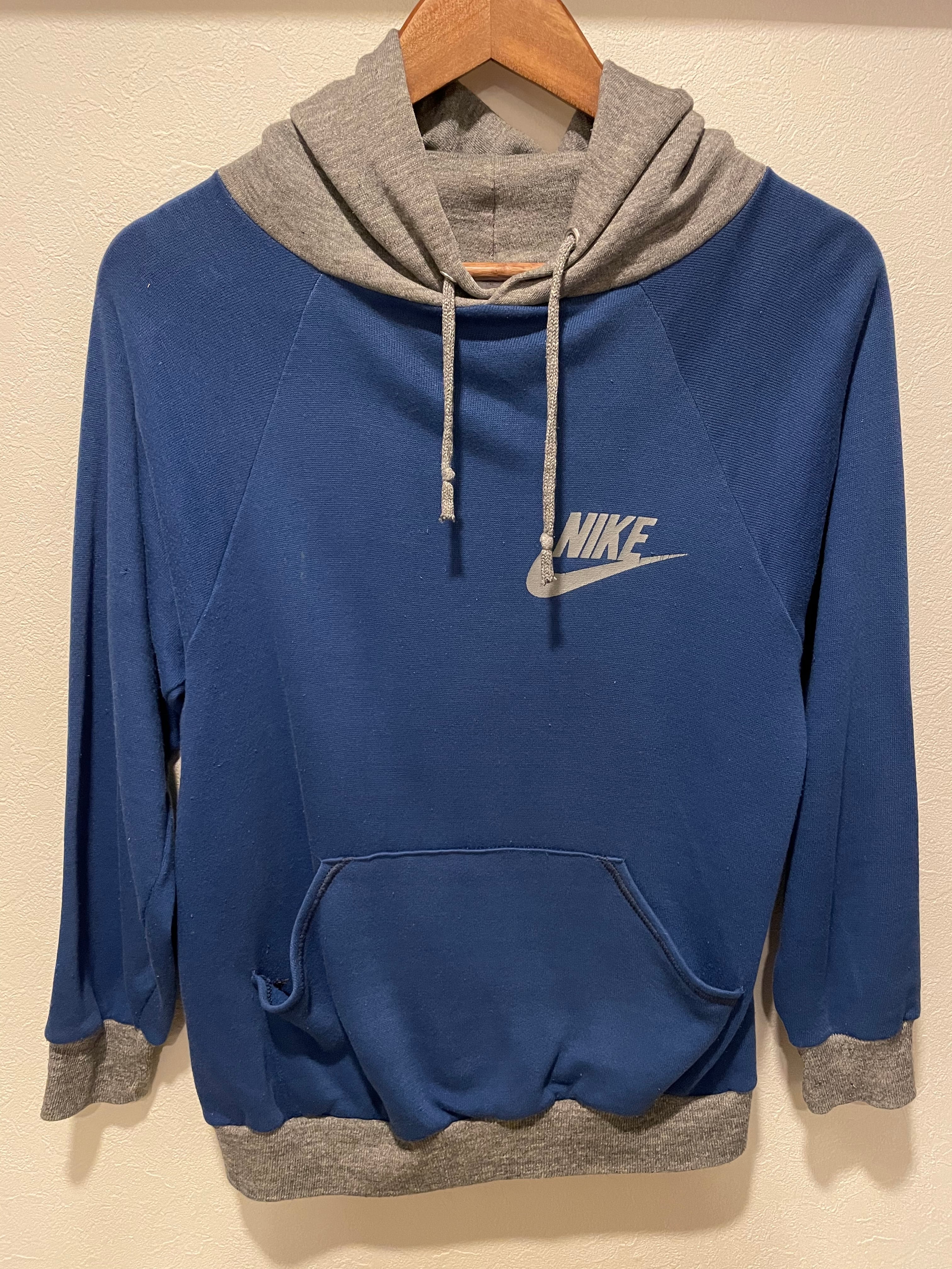 70年代 vintage NIKE ナイキ ツートン スウェット パーカー