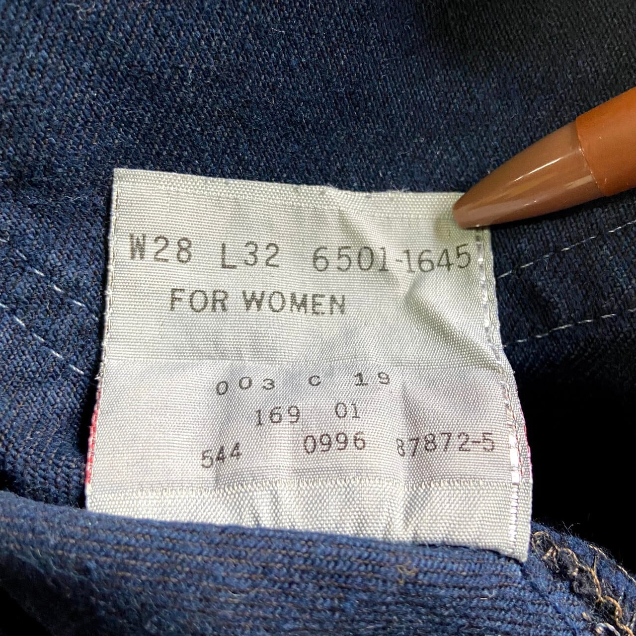 90年代 USA製 Levi's リーバイス 501 ストレート 後染め ダーク