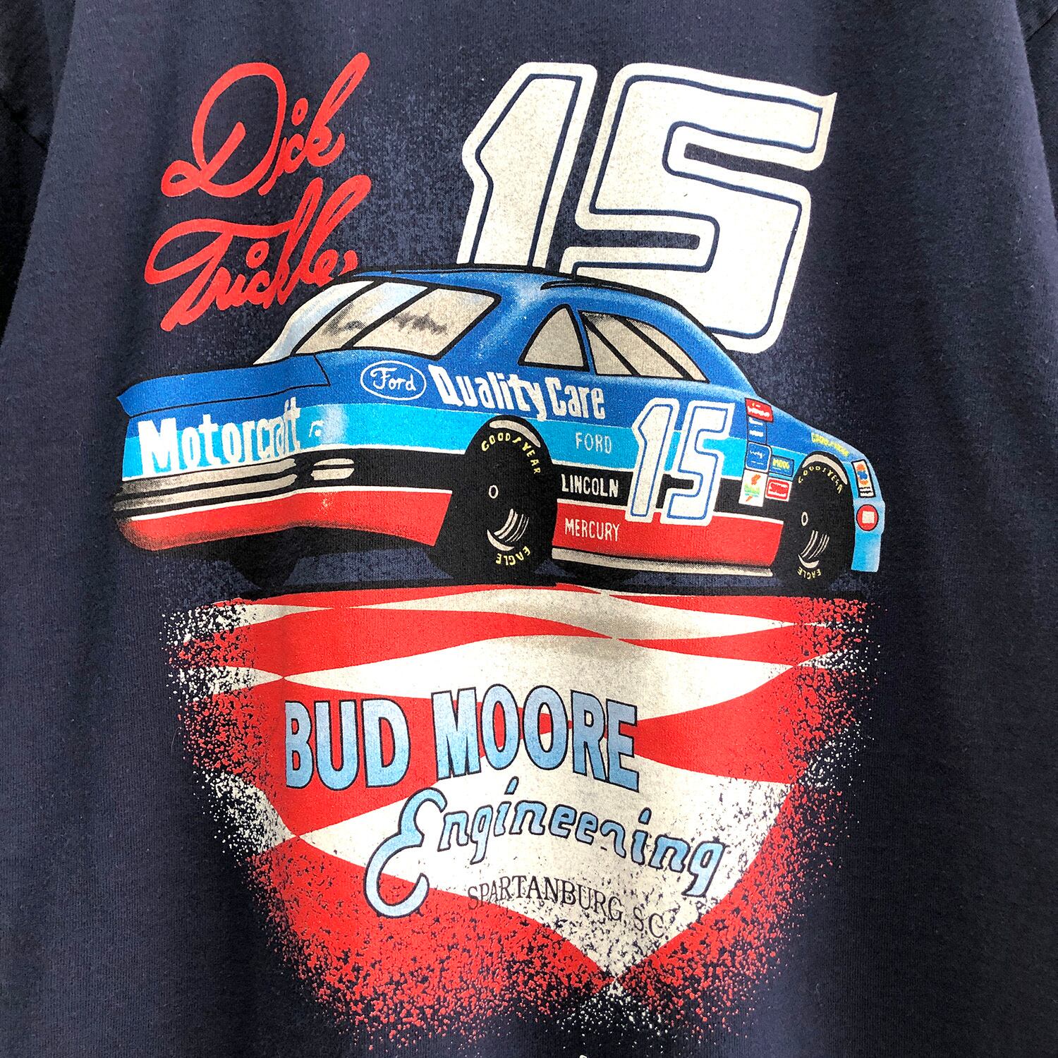 90S USA製 ナスカー フォード サンダーバード レーシング 1995 Tシャツ 