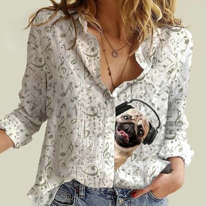 3D print casual shirt  -fawn- 　　thi-13