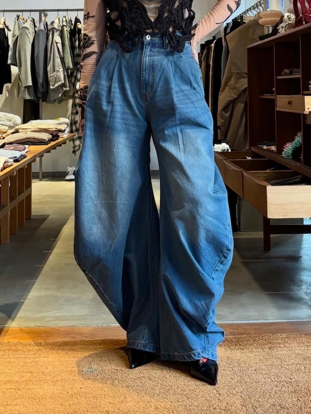 【再入荷】PRANK PROJECT プランクプロジェクト / カーブデニムパンツ / Drape Denim Pants - 2026 SPRING