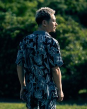 【SUNS】PAISLEY PATTERN OPEN COLLAR SHIRTS［RSS025］