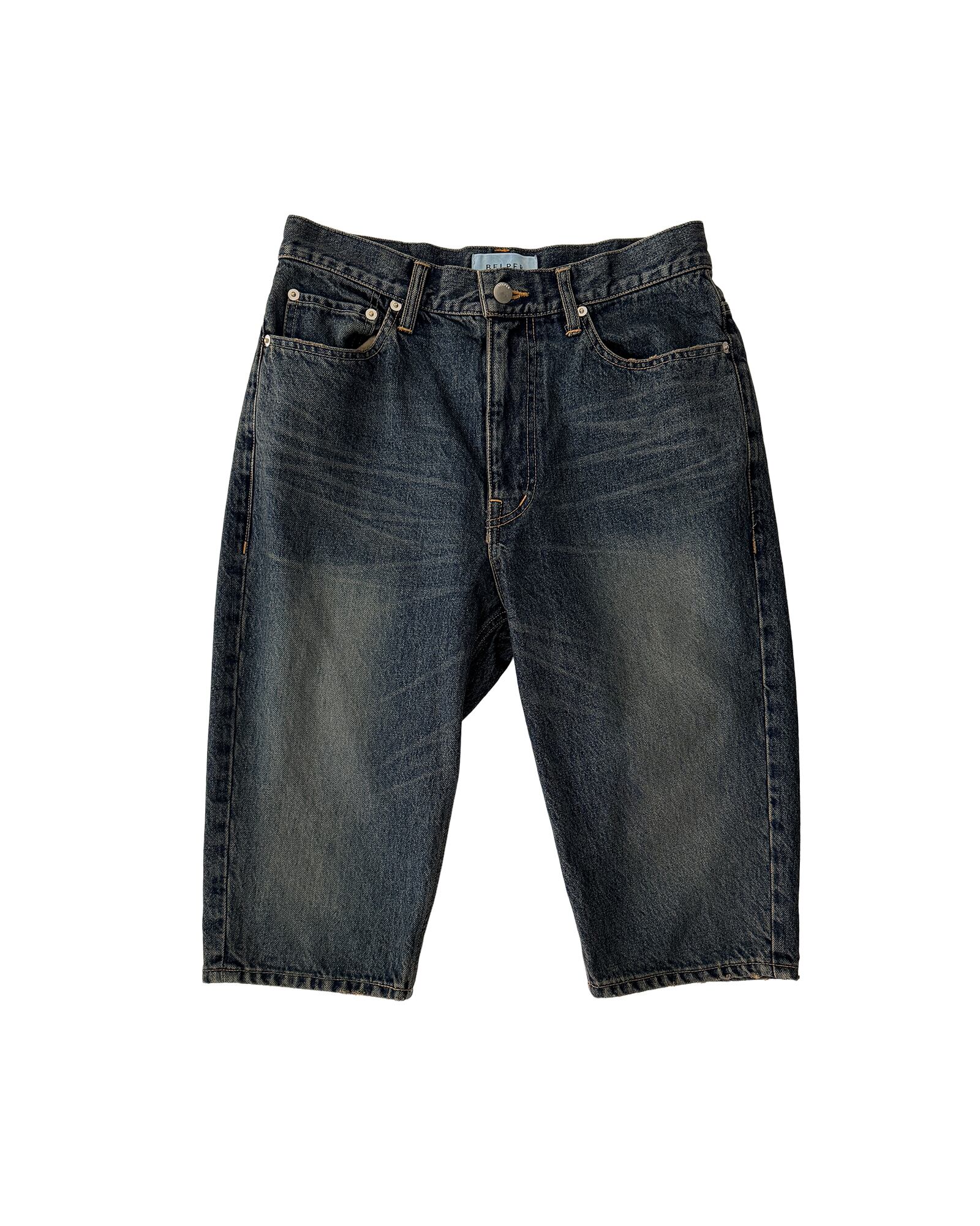 【 BELPER 】27SS PRE ODER “CAPRI DENIM PANTS FADE"(デポジット30%表記)