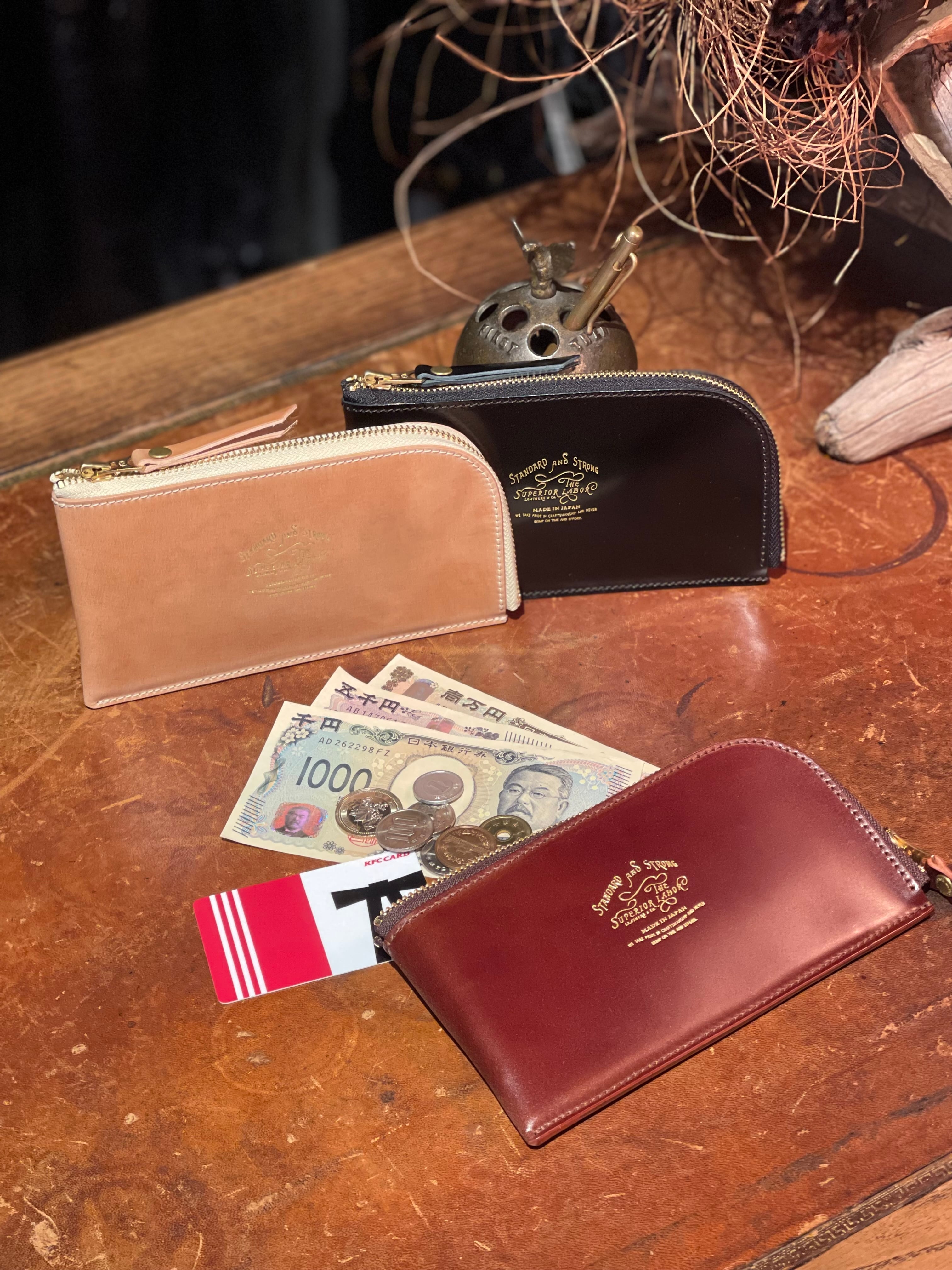 THE SUPERIOR LABOR cordovan L zip wallet | tsl-yamaguchi