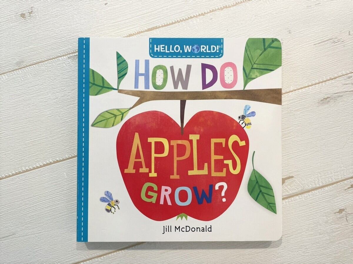【DP092】HELLO, WORLD! HOW DO APPLES GROW? / picture book