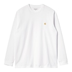 Carhartt (カーハート) L/S CHASE T-SHIRT - White / Gold