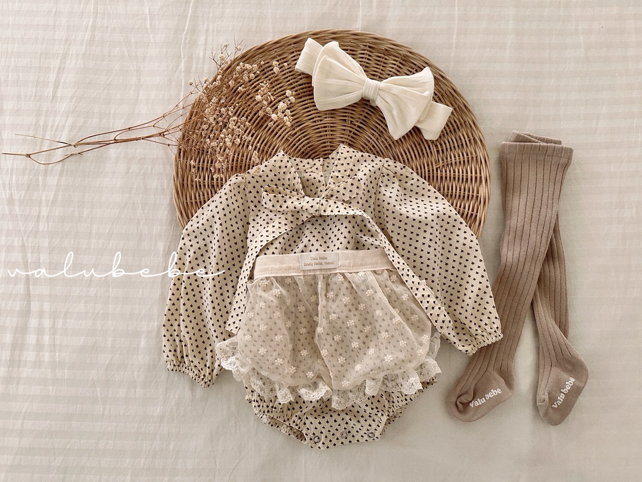 Valubebe 26/AP (Baby) Velubebe ribbed tights