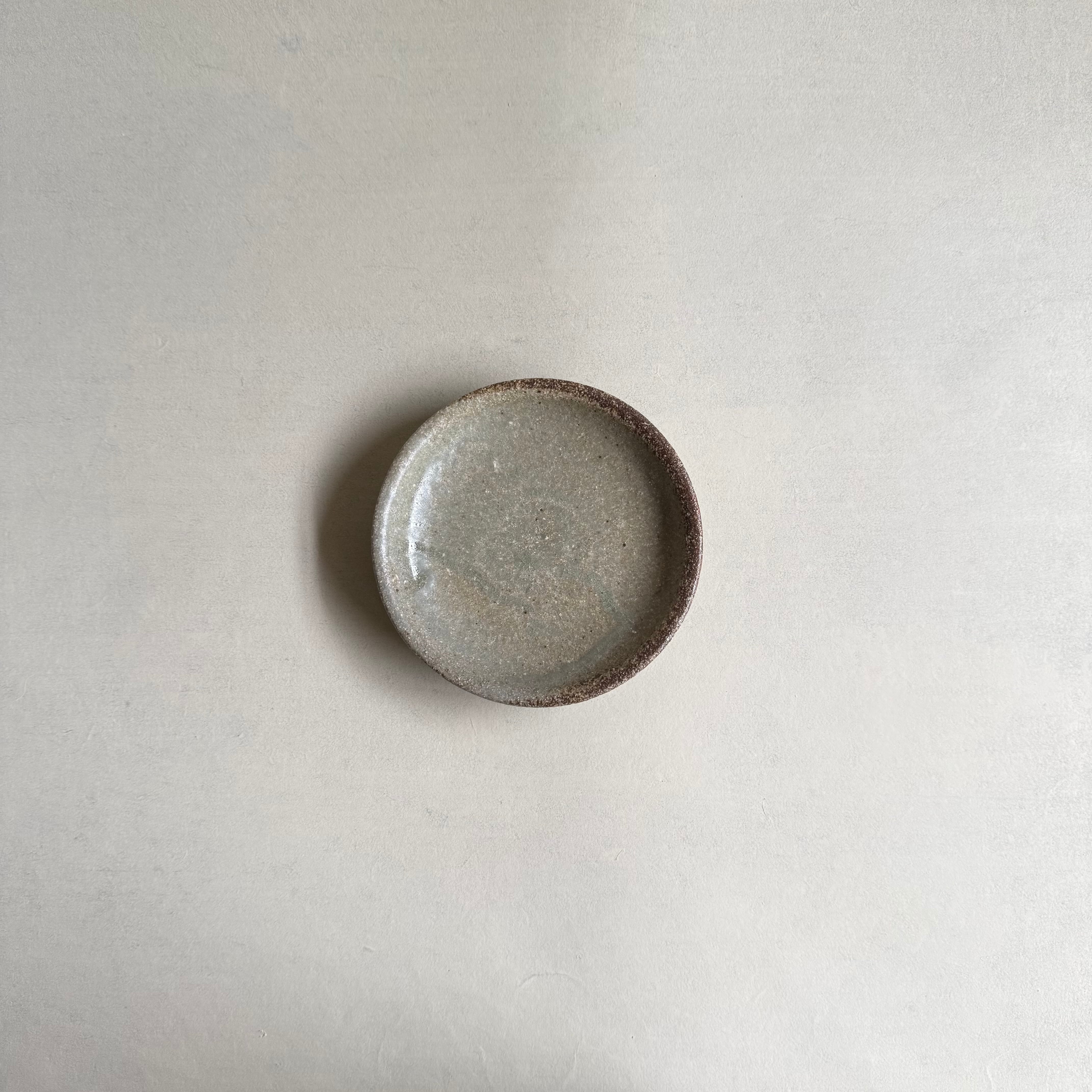 叶谷真一郎 4.5寸手塩皿 灰 | gallery 一白