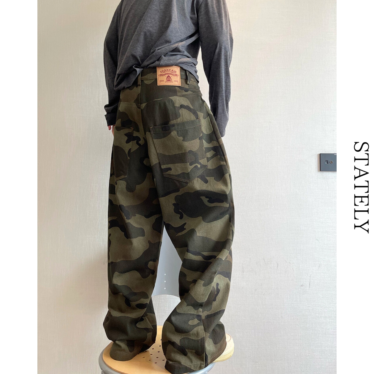 Camo Wide Work Pants_B84・画像12