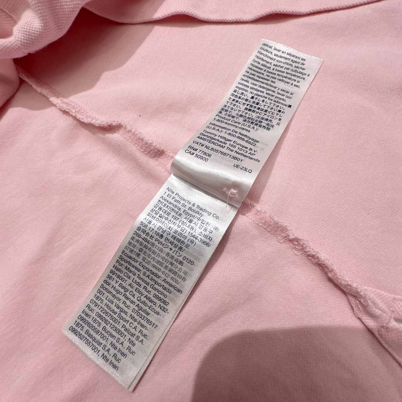 TOMMY HILFIGER トミーヒルフィガー ストレッチ 半袖 ポロシャツ サイズ XS /レディース/ピンク/ゴルフ/スポーツ